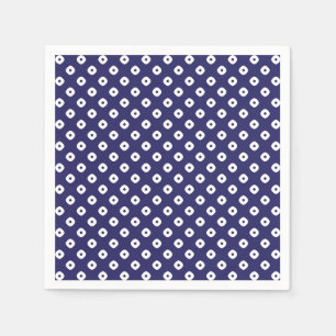 Serviette En Papier Napkins japonais bleu