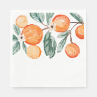 Napkins Little Cutie Clementine Party