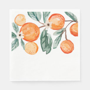 Serviette En Papier Napkins Little Cutie Clementine Party