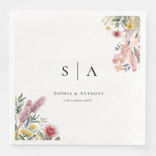 Serviette En Papier Napkins Mariage australien