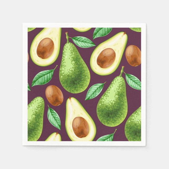 Serviette En Papier Naples Avocado (Devant)