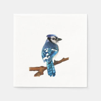 Serviette En Papier Naples Blue Jay