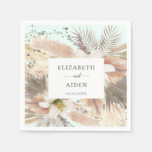 Serviette En Papier Naples Boho modernes