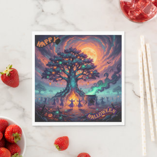 Serviette En Papier Naples d'Halloween