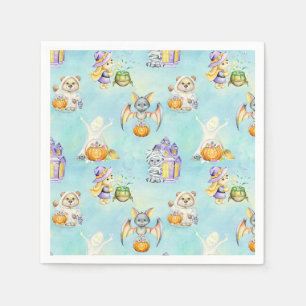 Serviette En Papier Naples d'Halloween