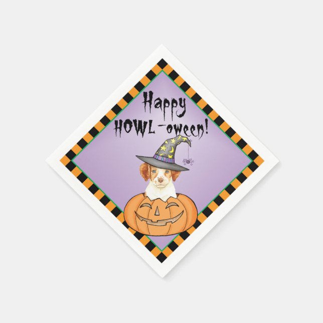 Serviette En Papier Naples d'Halloween Bretagne (Coin)