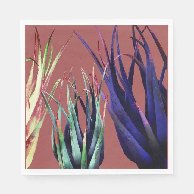 Serviette En Papier Naples en papier Aloe Vera (Devant)