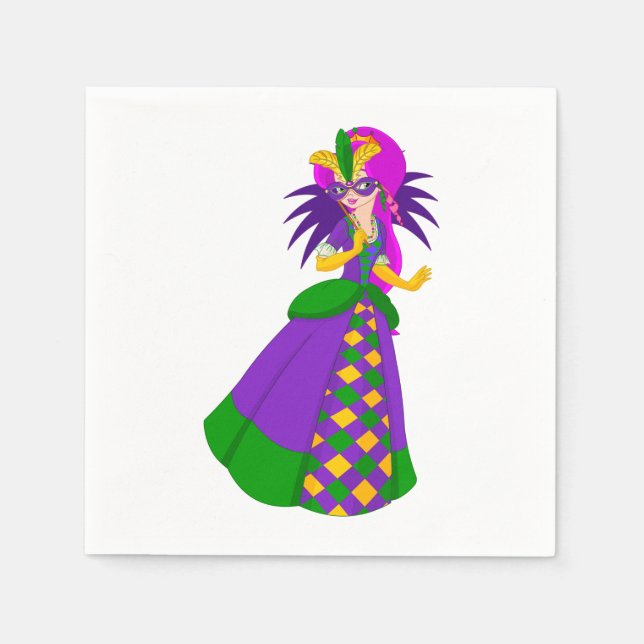 Serviette En Papier Naples en papier de marque Gras Queen (Devant)