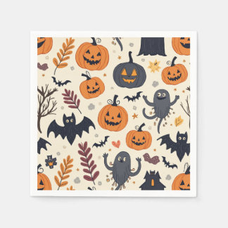 Serviette En Papier Naples en papier d'Halloween