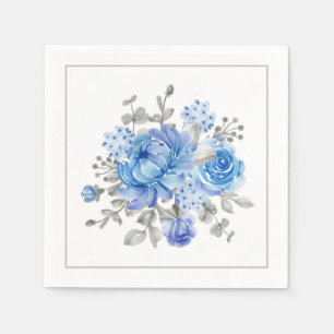 Serviette En Papier Naples florales