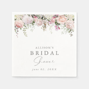 Serviette En Papier Naples florales de printemps