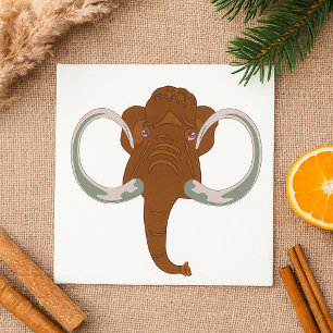 Serviette En Papier Naples Mammoth Brown