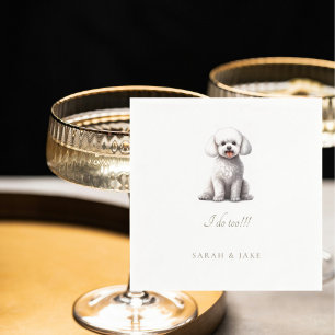 Serviette En Papier Naples Mariage pour animaux de compagnie personnal