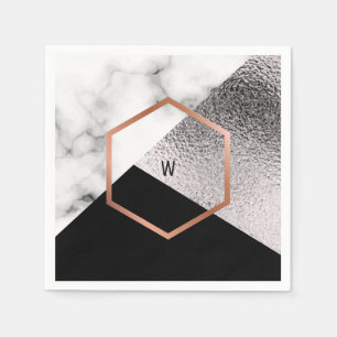 Serviette En Papier Naples personnalisées modernes