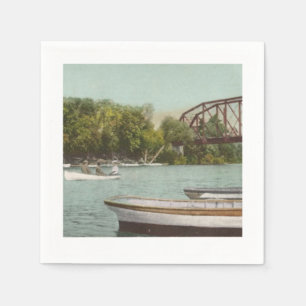 Serviette En Papier Naples vintage de la rivière Healdsburg