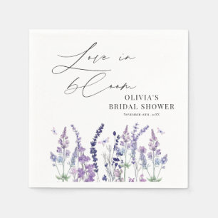 Serviette En Papier Nappes de Fête de Mariage Fleur des Champs Amour e