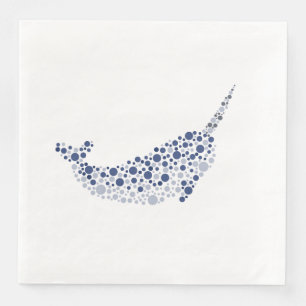 Serviette En Papier Narval En Points