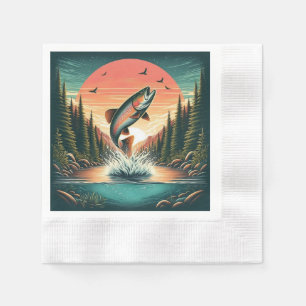 Serviette En Papier Nature extérieure de la truite