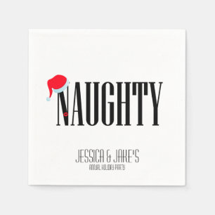 Serviette En Papier Naughty et Nice Holiday