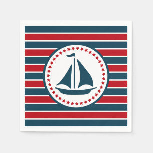 Serviette En Papier Nautical design