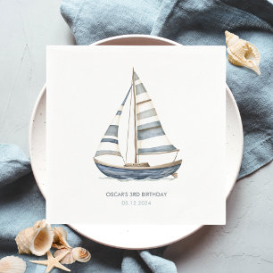 Serviette En Papier Nautique voilier