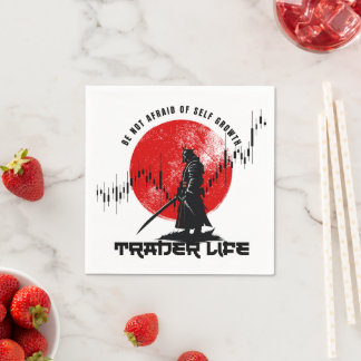 Serviette En Papier N'ayez pas peur | Motivation commerciale | Samurai