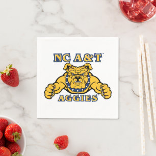 Serviette En Papier NC A&T Agences   Aggie Bulldog