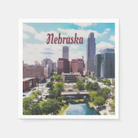 Nebraska City Skyline Omaha