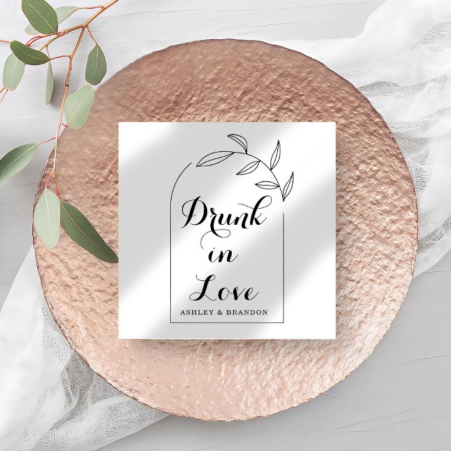 Serviette En Papier Nettoyer les serviettes Mariage minimes Arc (Créateur téléchargé)