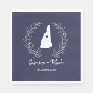 Serviette En Papier New Hampshire Destination Wedding Party