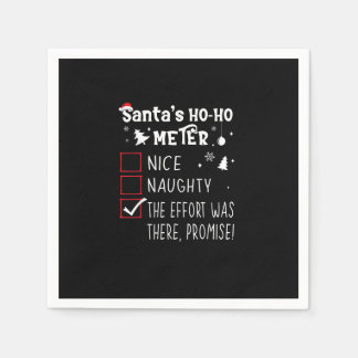 Serviette En Papier Nice Naughty The Was There Promise Christmas 