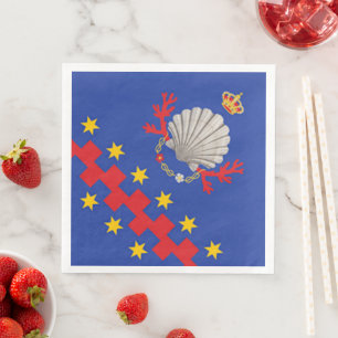 Serviette En Papier Nobile Contrada del Nicchio (Coquillage)