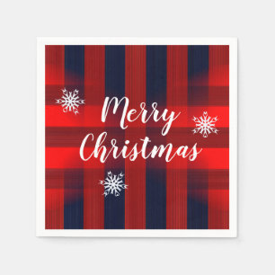 Serviette En Papier Noël à Red Bokeh Buffalo