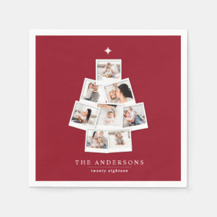 Serviette En Papier Noël arbre photo