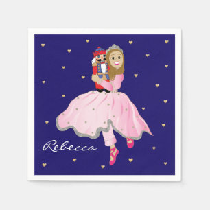 Serviette En Papier Noël Brown Ballerina Clara Plaque de papier