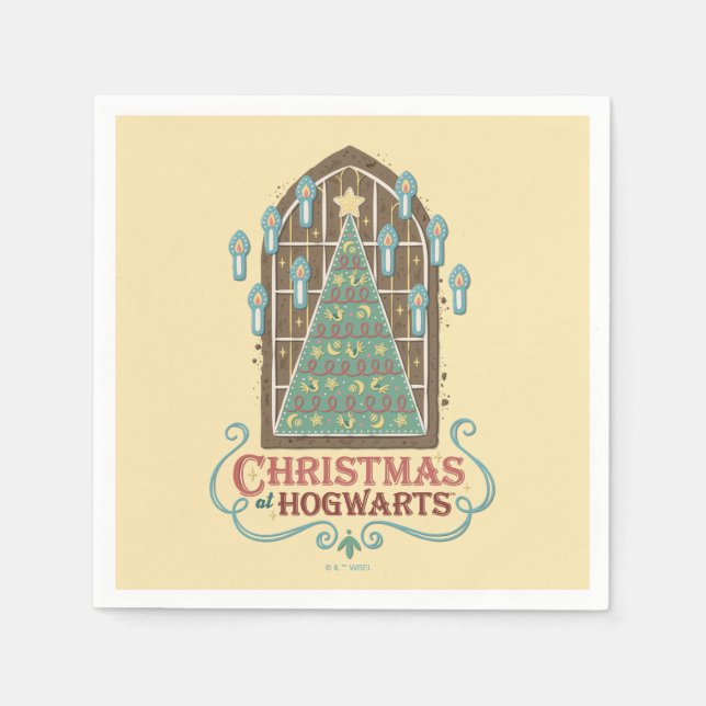 Serviette En Papier Noël chez HOGWARTS™ - Graphique de cookies (Devant)