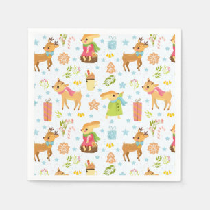 Serviette En Papier Noël drôle