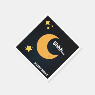 Serviette En Papier Noël en images - Soirée silencieuse