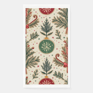 Serviette En Papier noël fête napkin