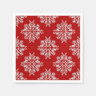 Serviette En Papier Noël flocon de neige