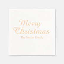 Noël personnalisé moderne avec nom personnalisé