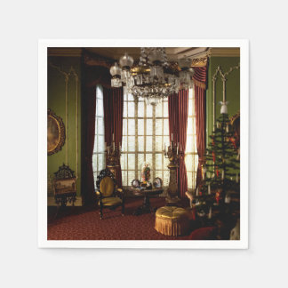 Serviette En Papier Noël victorien - Napkins