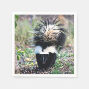 Serviette En Papier Noir et blanc