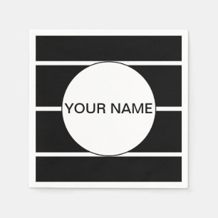 Serviette En Papier Noir Et Blanc Gratté