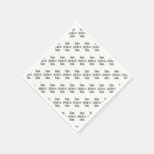 Serviette En Papier Noir et blanc : personnalisé
