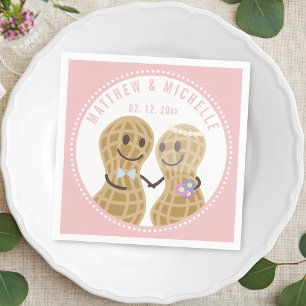 Serviette En Papier Noix sur l'autre partie Wedding shower amusant