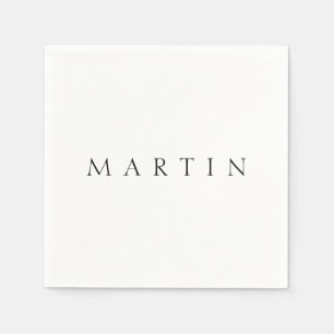 Serviette En Papier Nom classique (ou mot)