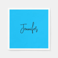 Nom de calligraphie minimaliste professionnel bleu