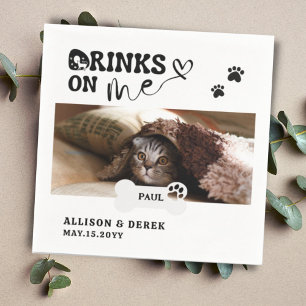 Serviette En Papier Nom Du Chat De Animaux De Compagnie Photo Personna