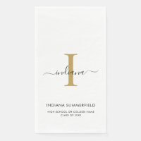 Nom du monogramme du diplôme Partie de script